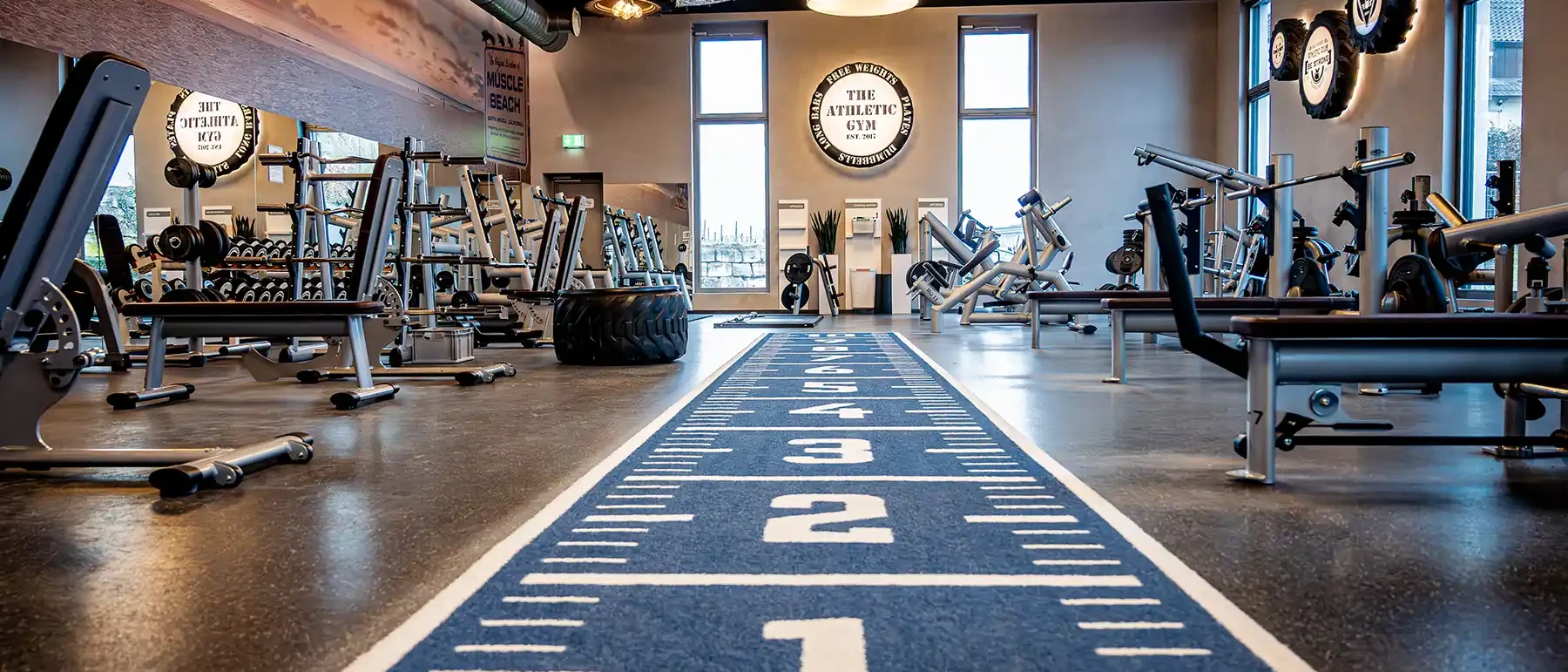 Athletic Gym mit funktionellen Trainingsstationen im Sport+WellnessPark ALTE ZIEGELEI bei Heilbronn