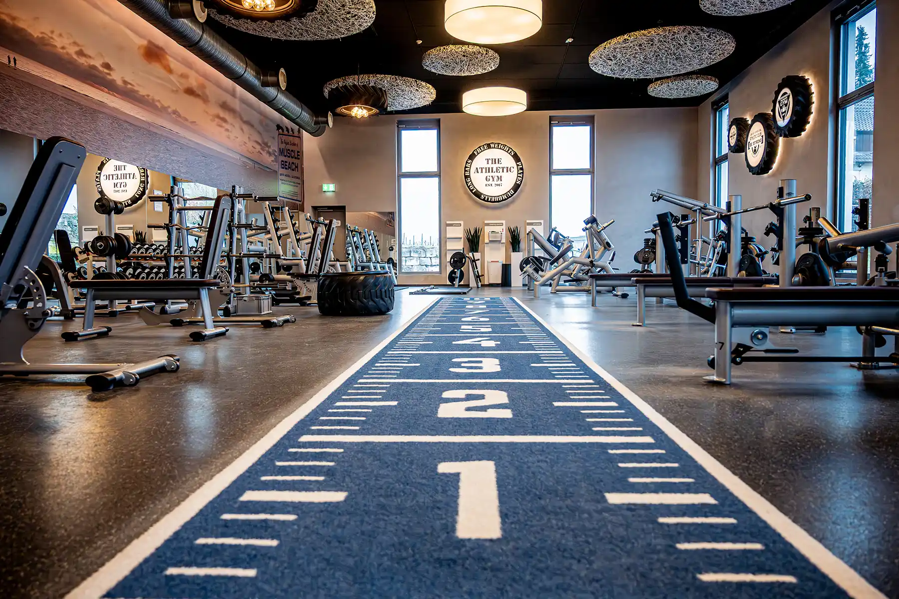 Athletic Gym mit funktionellen Trainingsstationen im Sport+WellnessPark ALTE ZIEGELEI bei Heilbronn